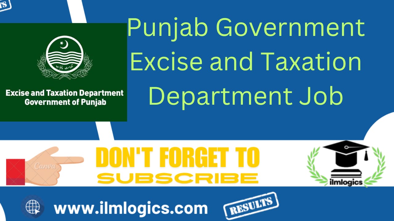 Punjab Government Excise and Taxation Department Job